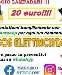 Montaggio lampadario Roma Torre Angela 20 euro Montaggio lampadario Roma Torre Angela 20 euro