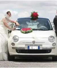Noleggio fiat 500 (colore bianco perla) per cerimonie - Molise Noleggio fiat 500 (colore bianco perla) per cerimonie - Molise