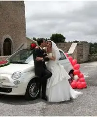 Noleggio fiat 500 (colore bianco perla) per cerimonie - Molise Noleggio fiat 500 (colore bianco perla) per cerimonie - Molise