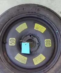 Ruotino di scorta citroen c3 125/80 r 15 Ruotino di scorta citroen c3 125/80 r 15