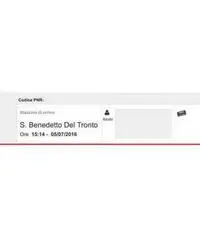 Vendo Intercity Bologna-San Benedetto del Tronto 5luglio Vendo Intercity Bologna-San Benedetto del Tronto 5luglio
