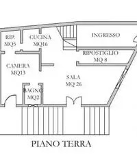 Casa indipendente su tre piani Casa indipendente su tre piani