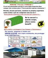 Coperture per Camper e auto Euro 1.450 Coperture per Camper e auto Euro 1.450