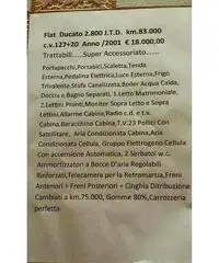 ELNAGH Fiat ducato 2.800 j.t.d. immatricolata 2001 colore bianco ELNAGH Fiat ducato 2.800 j.t.d. immatricolata 2001 colore bianco