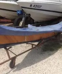 Canoa Cantieri Solcio in legno Canoa Cantieri Solcio in legno