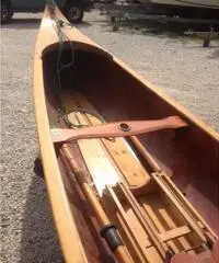 Canoa Cantieri Solcio in legno Canoa Cantieri Solcio in legno