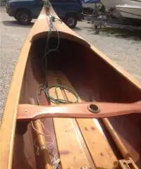 Canoa Cantieri Solcio in legno Canoa Cantieri Solcio in legno