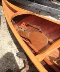 Canoa Cantieri Solcio in legno Canoa Cantieri Solcio in legno