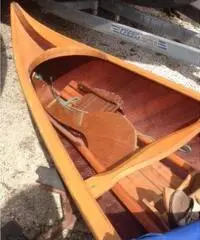 Canoa Cantieri Solcio in legno Canoa Cantieri Solcio in legno
