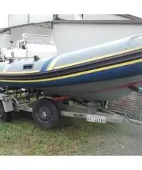 Gommone 5 mt + Motore 75 cv+ Carrello stradale ellebi