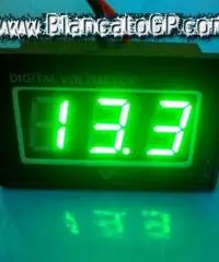 Voltmetro digitale led dc 15-120v waterproof Voltmetro digitale led dc 15-120v waterproof