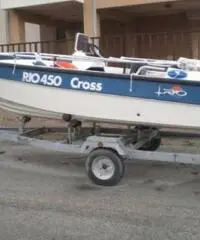 barca a motore RIO 450 cross anno 2005 lunghezza mt 5 barca a motore RIO 450 cross anno 2005 lunghezza mt 5