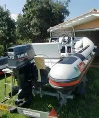 Gommone Selva con Motore YAMAHA YY 70betol e Carrello Ellebi