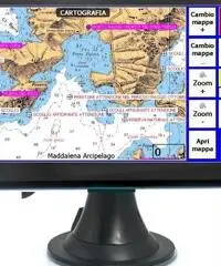 GPS plotter cartografico nautico display a colori 5,0 GPS plotter cartografico nautico display a colori 5,0