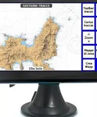 GPS plotter cartografico nautico display a colori 5,0 GPS plotter cartografico nautico display a colori 5,0