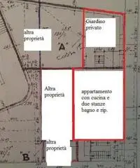 Appartamentino con giardino in zona centrale