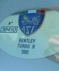 BENTLEY Turbo R ASI TARGA ORO CONSERVATA rif. 7113242