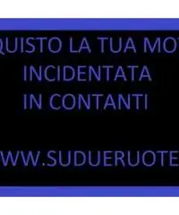 Acquisto moto incidentata caduta fusa rotta sinistrata, usata per immediato realizzo Acquisto moto incidentata caduta fusa rotta sinistrata, usata per immediato realizzo
