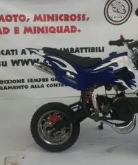 CROSS MINI 49CC 2 TEMPI MINIMOTO PITBIKE RUOTA 8' POLLICI CROSS MINI 49CC 2 TEMPI MINIMOTO PITBIKE RUOTA 8' POLLICI