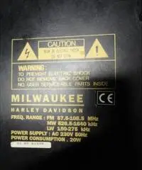 HARLEY-DAVIDSON HD ORIGINALE Abat-Jour + orologio + sveglia