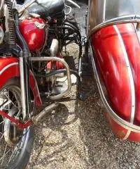 Harley davidson 750 con sidecar