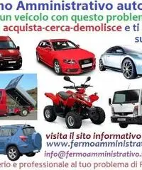 Acquisto in fermo amministrativo auto,veicoli  con questo problema pagamento immediato