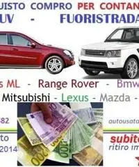 Fuoristrada e suv usati Compro cerco per contanti Fuoristrada e suv usati Compro cerco per contanti