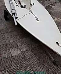 Deriva Laser attrezzatissima con carrello alaggio