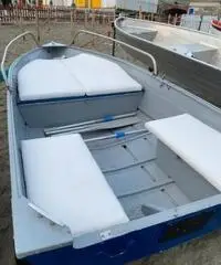 Barca Canadian 372 + evinrude 15 cv