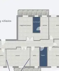 Appartamento ben rifinito 130 mq con garage 30 mq