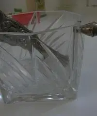 Formaggiera, cestello e recipiente termico in argento - Modena