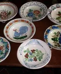 10 piatti rustici da collezione dell'800 - Vicenza