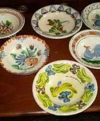 10 piatti rustici da collezione dell'800 - Vicenza
