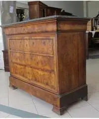 Comò cappuccino con marmo Cassettone cassettiera L. flippo - Viterbo