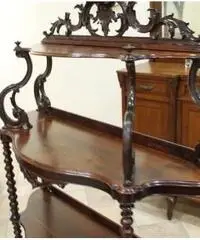 Etagere libreria toscana Luigi Filippo 1850 . Restaurata li - Viterbo