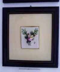 Quadri in ceramica con fiori in rilievo - Puglia