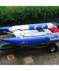 Gommone mt 4,50 con carrello Gommone mt 4,50 con carrello