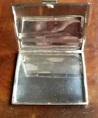 Portasigarette degli anni'40/'50,in argento 800 - Vicenza